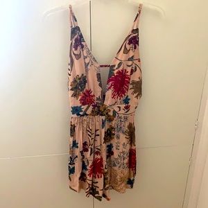 Pink Floral Romper by Audrey 3+1